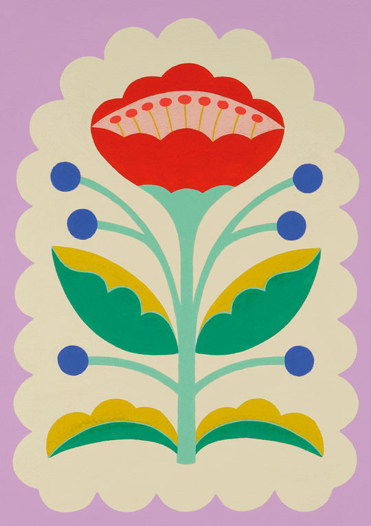 Folk Floral #17