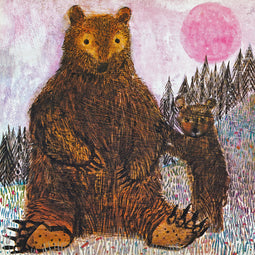 Why's the moon pink, momma bear?