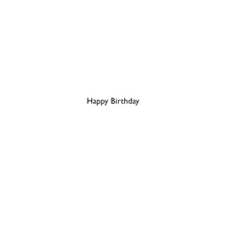Birthday Dance