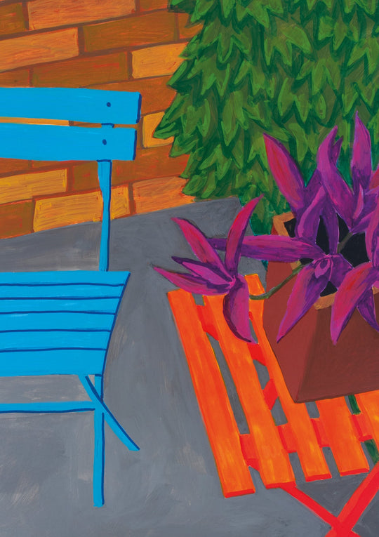 Summer porch scene