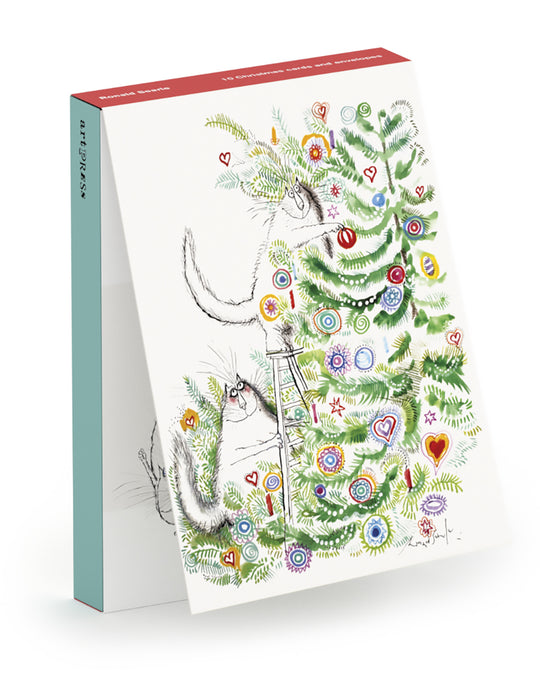 Ronald Searle, Cats and the Christmas Tree