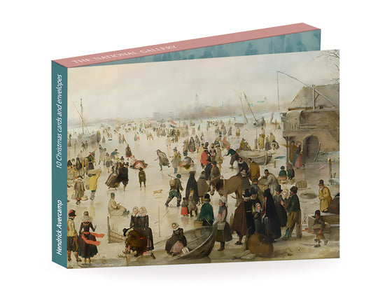 Hendrick Avercamp, A Scene on the Ice near a Town (detail)