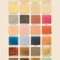 Index of Colours ad Mixed Tints