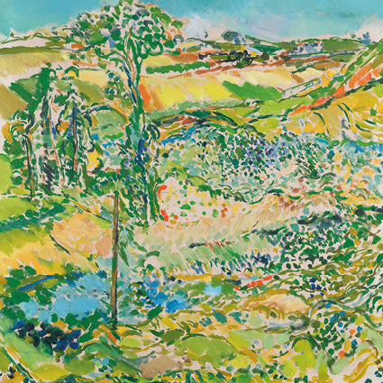 Philip Sutton, Tree and Landscape, Snape
