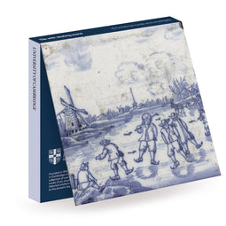 Earthenware, Tile with skating scene