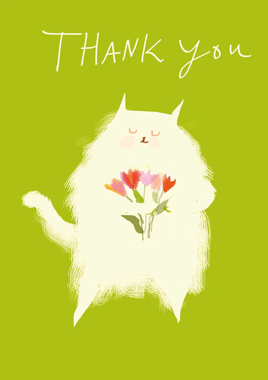 Thank You Tulip Cat