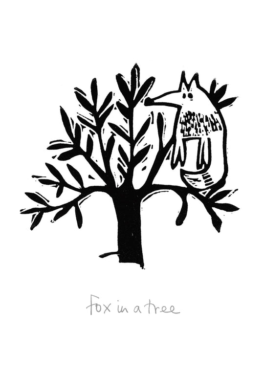 Fox in a tree