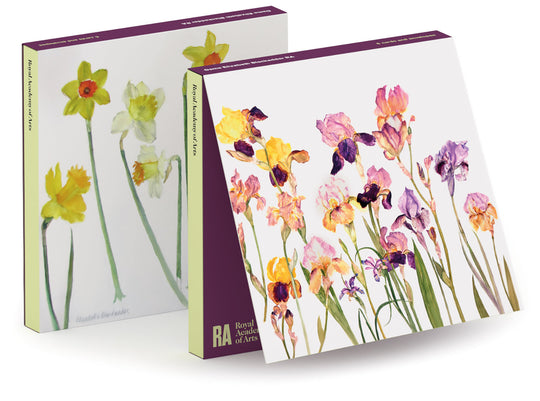 Dame Elizabeth Blackadder RA Floral Irises and Daffodils