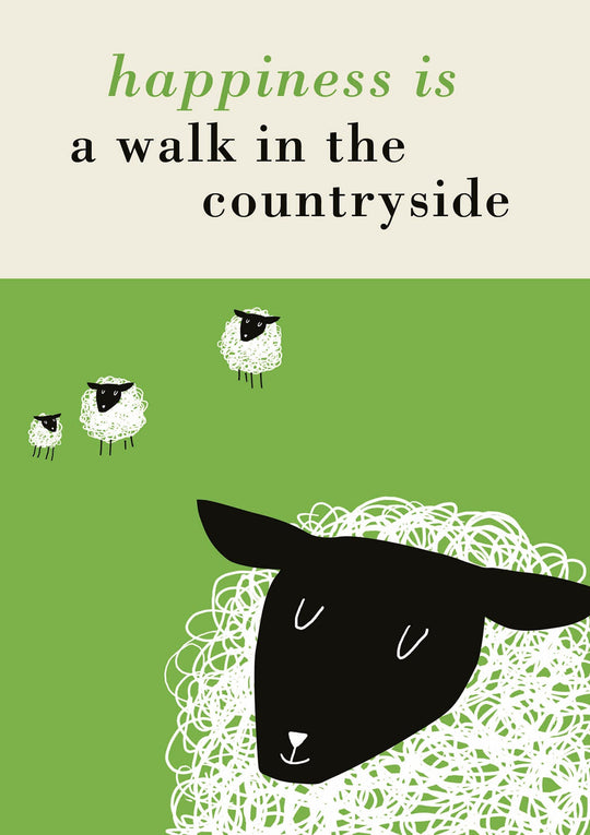 Happiness is a walk in the countryside