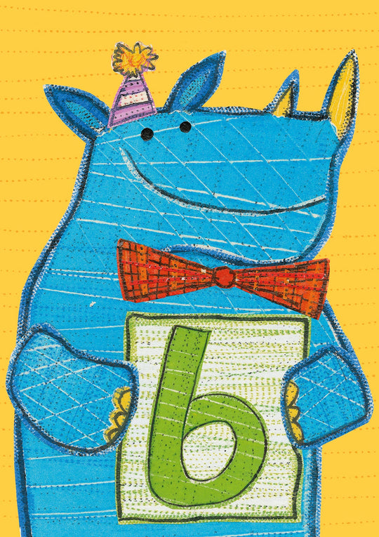 Rose the rhino is six